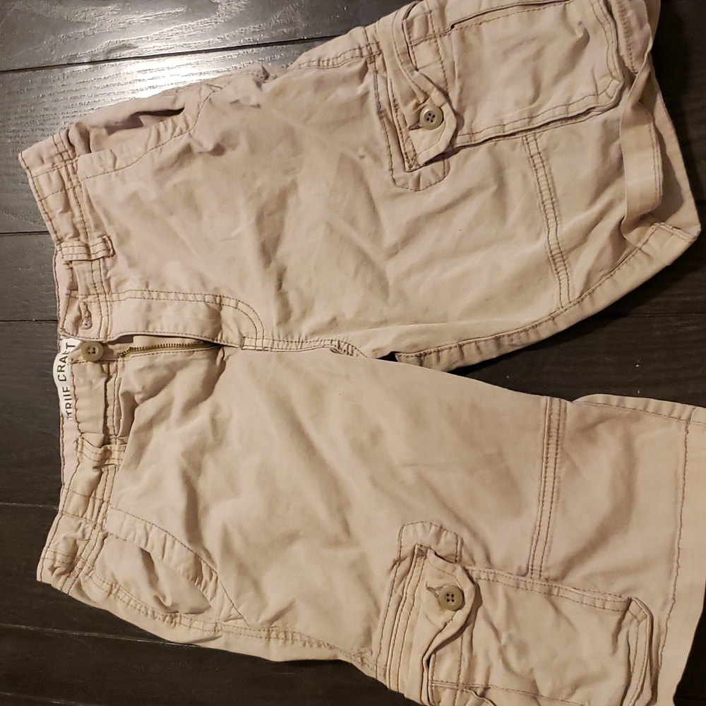 Boys Size 16. Khaki Cargo Shorts
